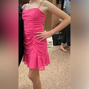 Juniors Dress, Size Small, Pink, EUC